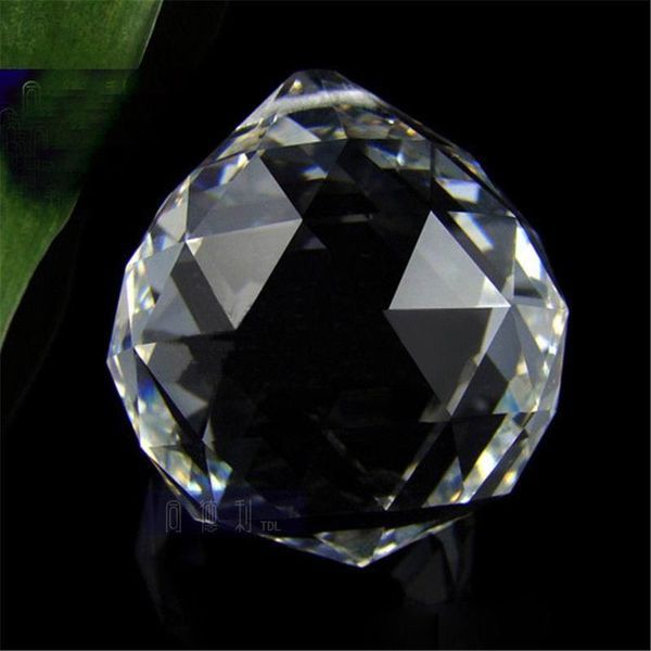 

chandelier crystal 1pcs/lot, 50mm faceted ball,crystal ball parts for wedding& fengshui products ,x-mas decoration