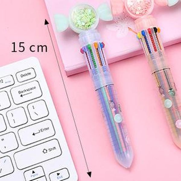 

sequin ten color newsletter nice pen cartoon student gel black write kawaii pens school supplies