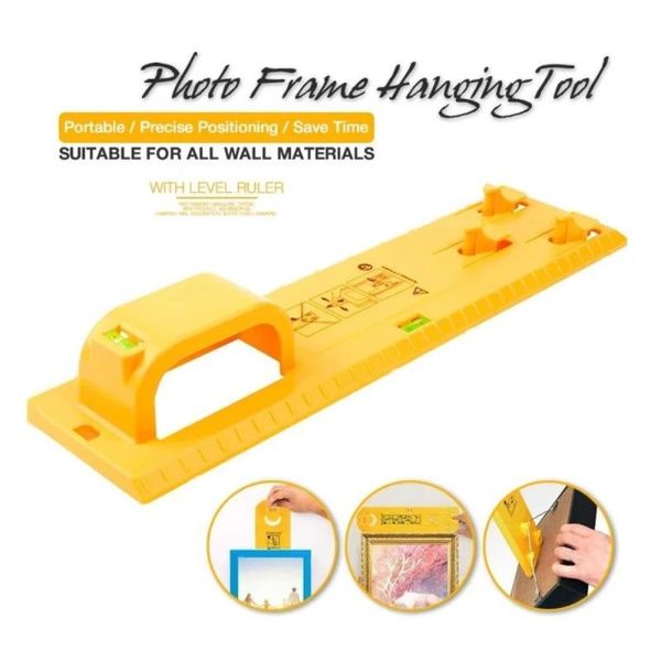 

frames 2021 abs diy po frame level ruler picture hanger hooks wall hanging tools durable homehold home decor accessories