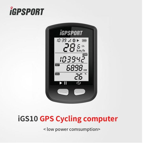 

igpsport igs10 gps - enabled bike bicycle computer speedometer wireless bicycle odometer support bluetooth and ant+
