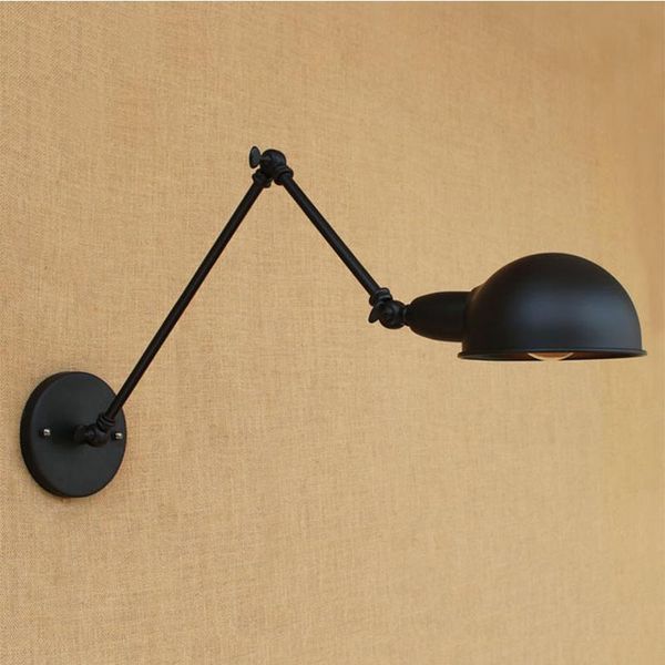 

led wall lamp vintage industrial wall light iron decor bedroom wandlamp living room decoration vanity light applique murale
