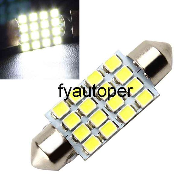

39mm car licence plate light 3528 dome 16smd light source car reading light
