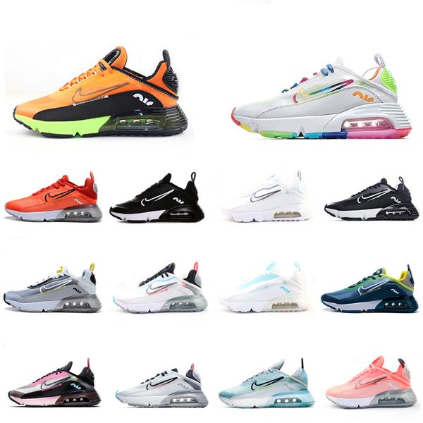 

2021 design mens women nike air max 2090 running shoes be ture oreo pure platinum black bullet south beach sunburst reflective suitable outd, White;red