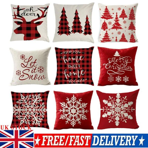 

pillow case 2021 sofa car christmas cute cushion cover polyester home decor chair pillowcase