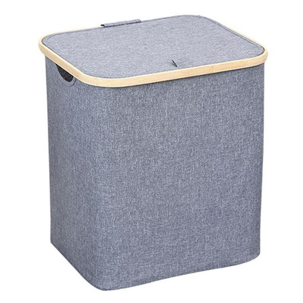

storage baskets foldable laundry basket with lid handle large dirty clothes/toys/debris multifunction