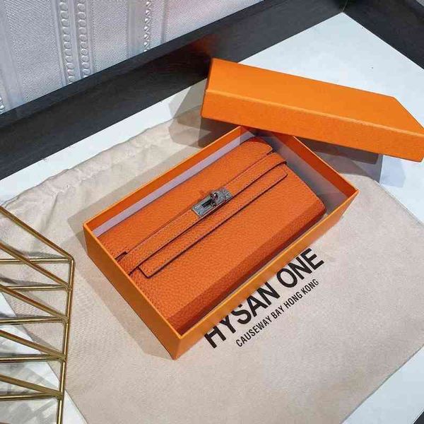 

women's genuine leather allet ladies lock catch clutches card purse purses handbags luxury designer luxury designer bag g220420, Red;black