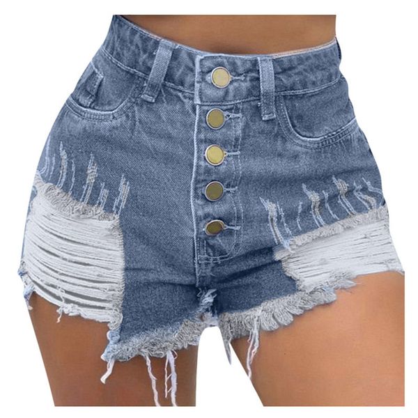 

38.# denim classic vintage shorts women casual summer broek bodems ripped jeans, White;black