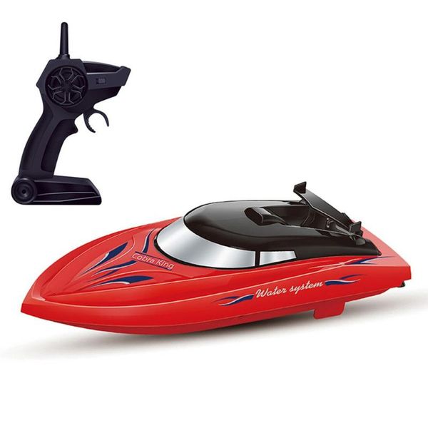 

2.4g remote control ship high speed rowing summer boat rechargeable children remote control model toy