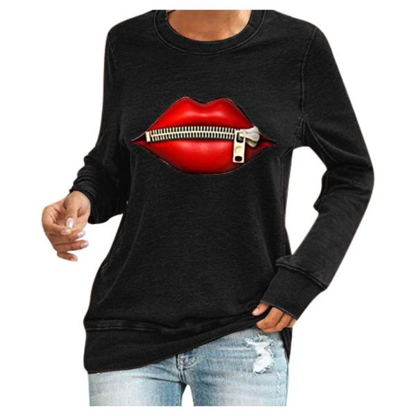 

women's t-shirt autumn women hoodies fashion printed round neck long sleeve sweatshirt casual loose pullover shirt sweatshirts, White