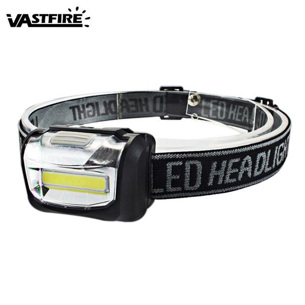 

vastfire 3 mode mini led cob headlamp high bright head torch lamp camping