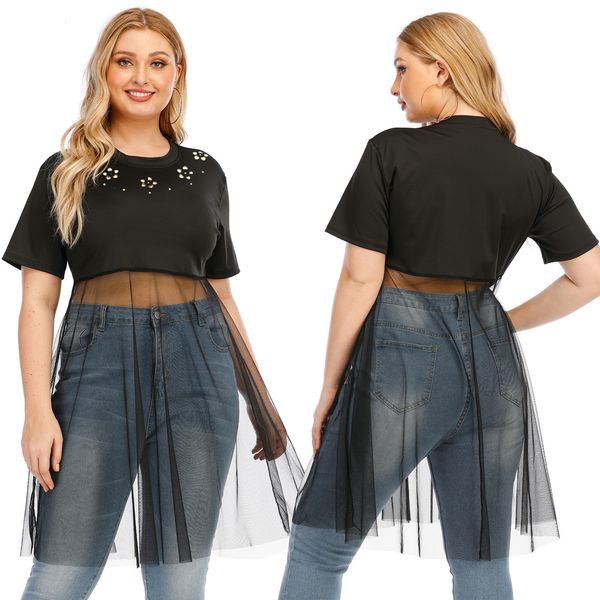 

2021 New Beach Women Bathroom Outlet Cover Up Kaftan Vestido De Playa Verano Para Mujer Plus Size Hollow Out Firing Flower t Shirt Q8nw, Black;gray