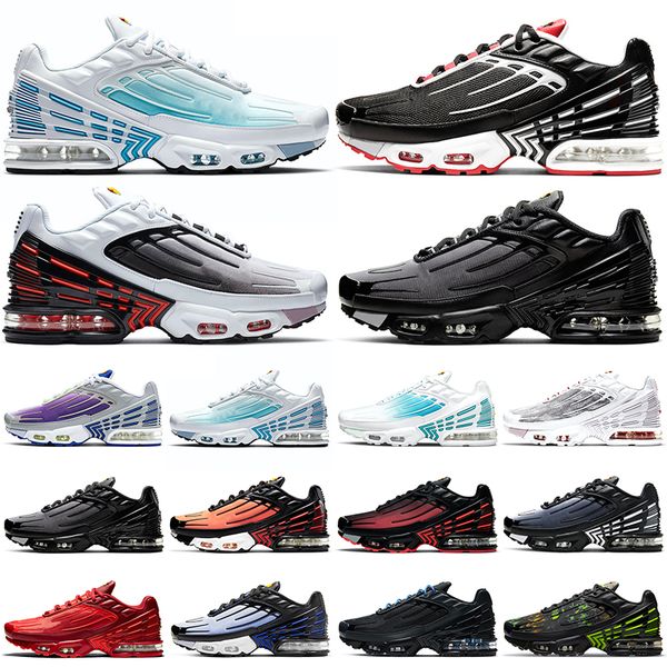 

discount tn plus 3 running shoes men women obsidian triple black hyper laser blue purple nebula iridescent ghost green outdoor trainers snea