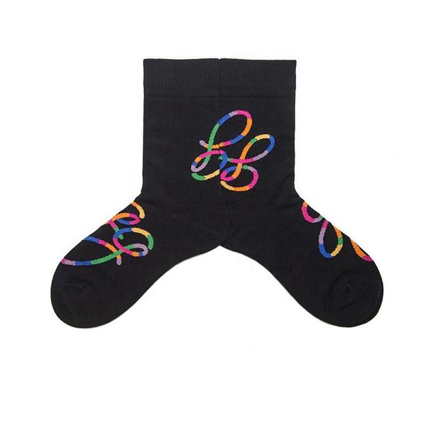 

men's socks designs korean tube bulk cotton follower pattern ladies stylish, Black