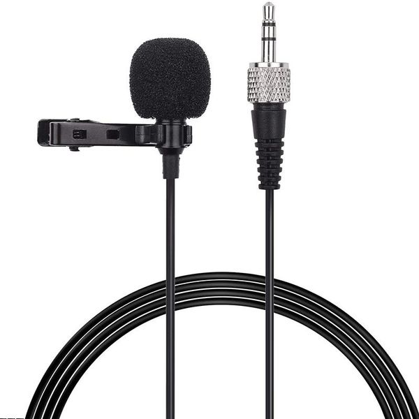 

acemic m21 clip-on condenser lavalier microphone mic 3.5mm trs plug 1m cable for sony d11 d12