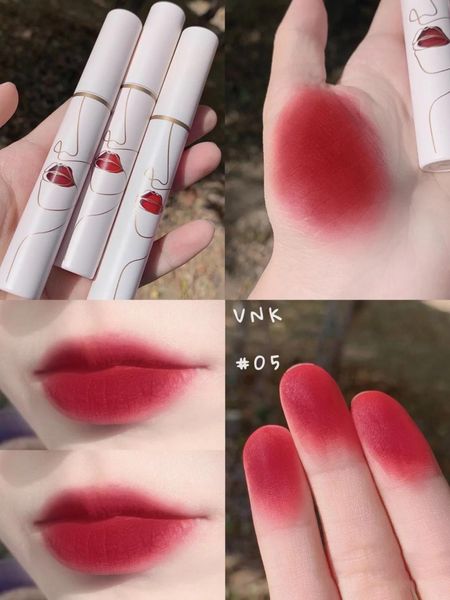 

velvet matte lip glaze long-lasting moisturizing brighten skin liquid stick professional makeup
