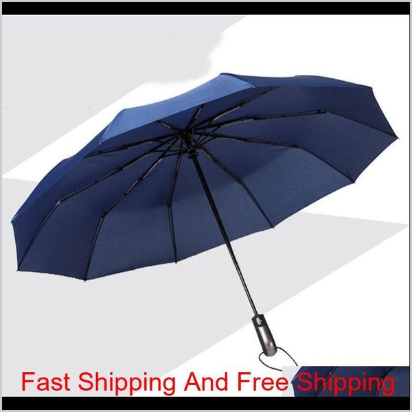 

big windproof umbrellas men frame windproof 10k parasol wind resistant three folding matic umb qyltlx sweet07