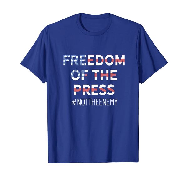 

Freedom Of The Press Not The Enemy First Amendment T-Shirt, Mainly pictures