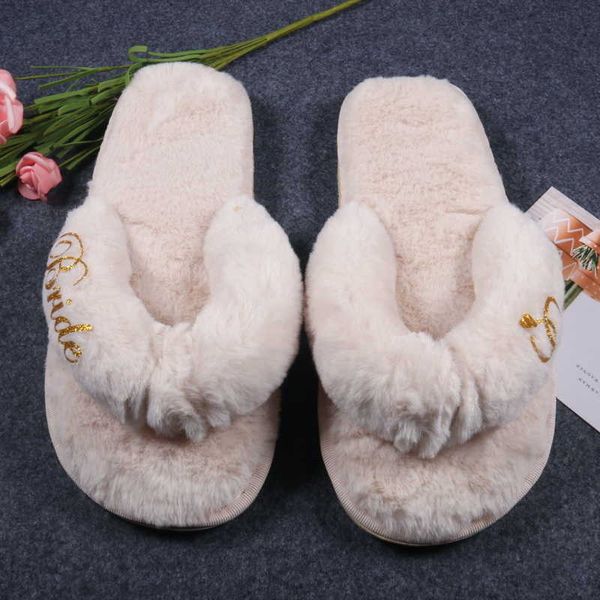 

Personalized Custom Wedding Slippers Bride Groom Gold Glitter Print Shoes
