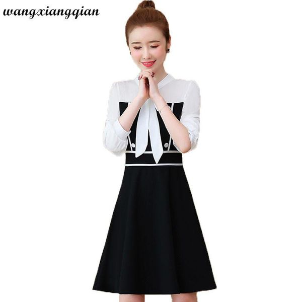 

casual dresses plus size women's dress fashion spring autumn polyester long sleeve sale lantern black princess vestidos z2, Black;gray
