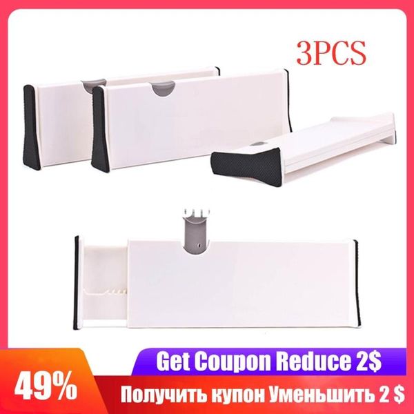 

storage drawers 3pcs drawer dividers spring loaded expandable kitchen bedroom organizer multiuse adjustable partition board for wardrobe