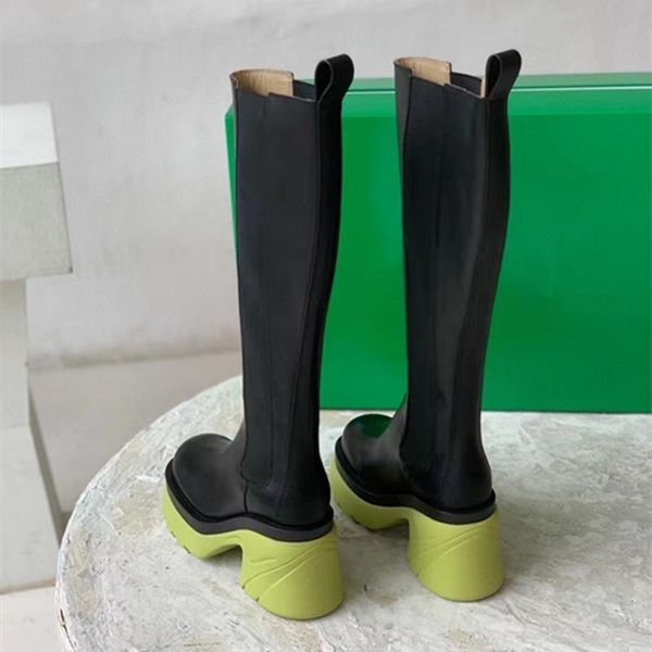 

21 fashion designer design women's boots, leather material, non slip sole, luxury, beautiful and comfortable, it is your happiness2, Black
