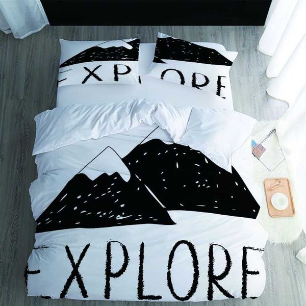

bedding sets black and white comforter set child adults duvet cover explore bed linen single double  king size quilt