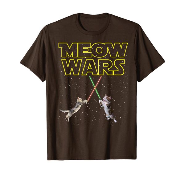 

Meow Wars Cat Shirt Funny Gifts For Cats Lovers T-Shirts T-Shirt, Mainly pictures