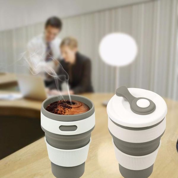 

coffee mugs travel collapsible sile portable tazas for outdoors camping hiking picnic folding office water cups qylkmf