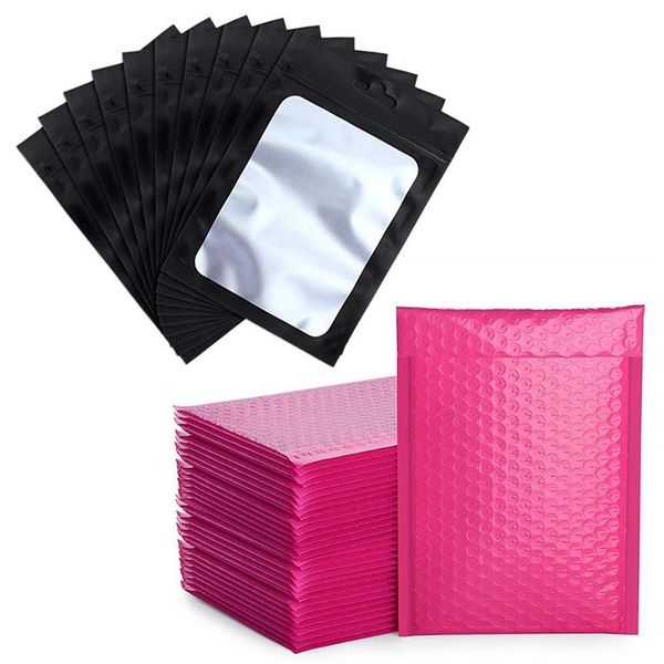 

gift wrap 100 pieces resealable storage bags with clear window pouch 4x7inch 100pcs foam envelope