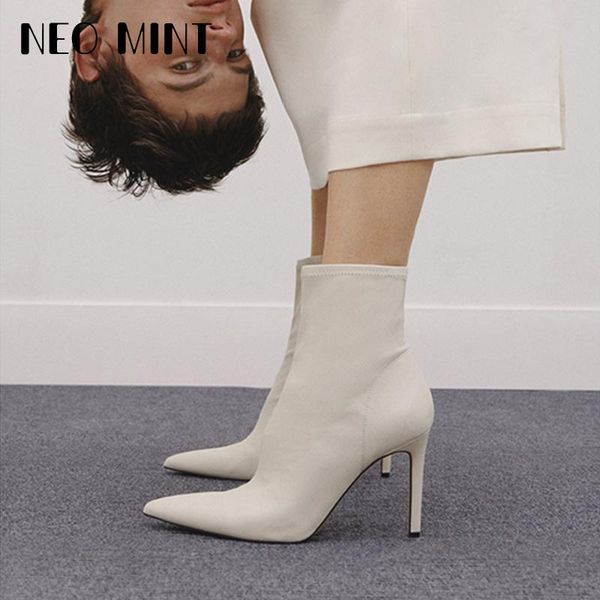 

boots brand fashion microfiber leather women's motorcycle autumn pointed toe zipper ankle female platform shoes, Black