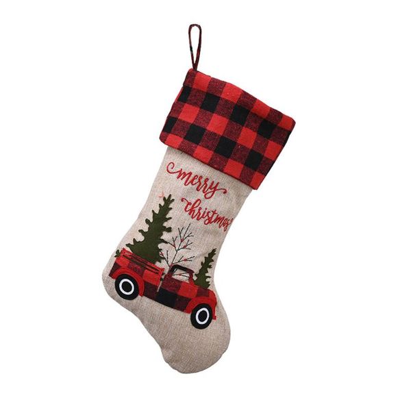 

gift wrap christmas stocking sack children tree decorative candy bag for home decoration workable