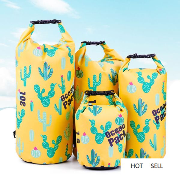 

outdoor ocean pack portable rafting diving waterproof sack pvc folding swimming storage bag for river trekking