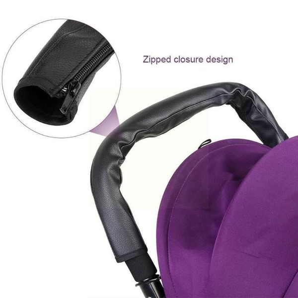 

stroller parts & accessories baby armrest cover pu leather foldable and washable car umbrella be zipper can universal customized t6h3