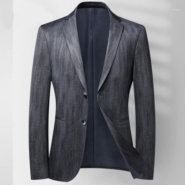 

men's spring autumn blazer jacket youth stripe suit slim fit blazers coat business casual overcoat suits &, White;black
