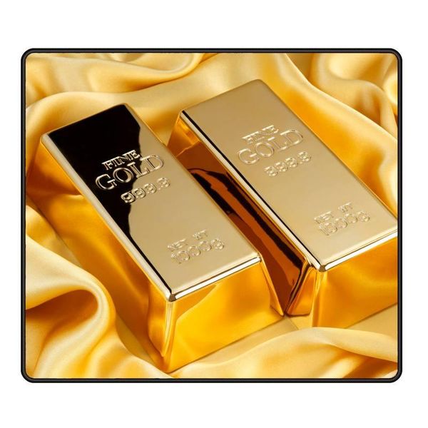 

mouse pads & wrist rests gold luxury diy design pattern game mousepad office work mat pad non-slip lapcushion