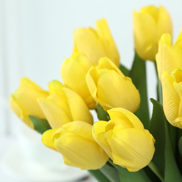 

10pcs beauty rea touch fowers atex tuips artificia fower bouquet fake fower wedding brida decoration fowers for wedding