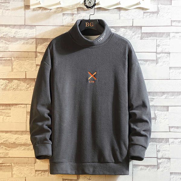 

chaopai autumn spring 2021 hoodies sweatshirt men's black hip hop punk pullover streetwear casual fashion clothes oversized7za2