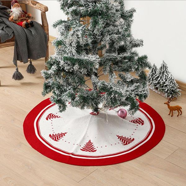 

christmas decorations 2 type tree skirts snowman round elk carpet red cloth apron deer felt rug skirt floor year party home decor