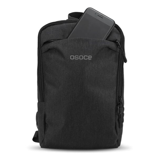 

outdoor bags 5l waterproof men women casual shoulder bag anti-theft safety sling chest spacious crossbody backpack gym