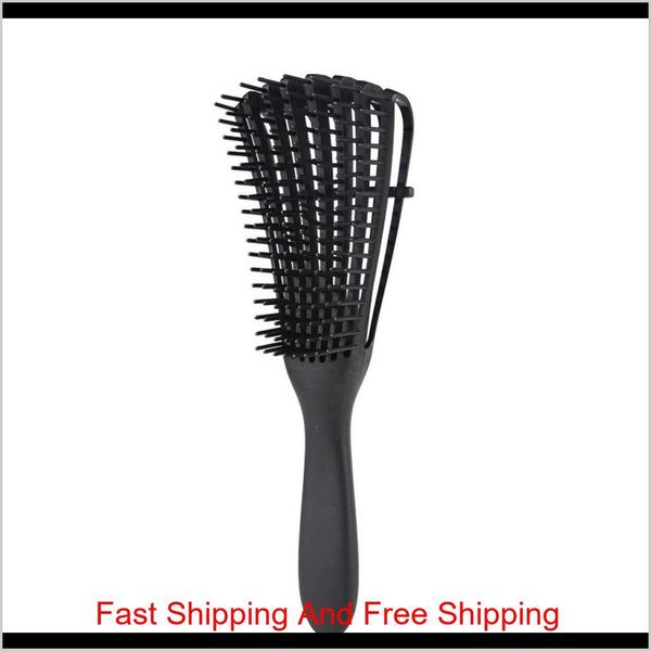 

scalp mas comb detangling brush natural hair detangler tangle removal comb powerful function non-slip design for qyldlc comecase, Silver