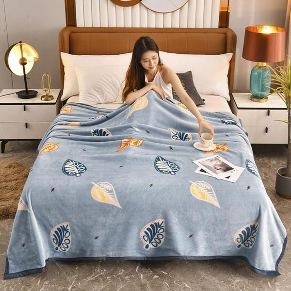 

blankets couch blanket throw skin-friendly wear resistant coral fleece extra long fuzzy for bedroom