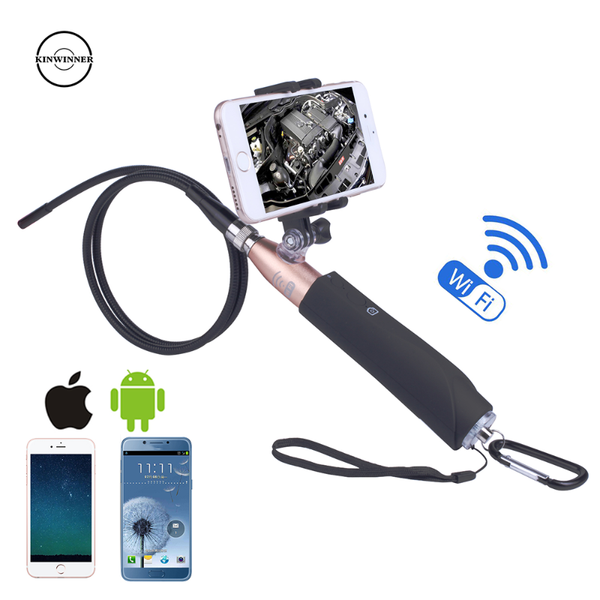 

cameras 8mm wifi suitable for android snake tube detection mini with handle can be taken