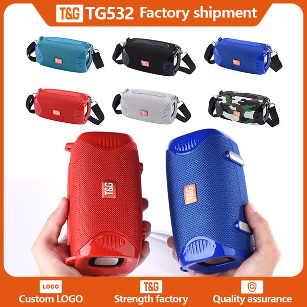 

tg532 wireless bluetooth speaker radio card outdoor indoor portable with audio explosion small drum gift car subwoofer waterproof speakers j
