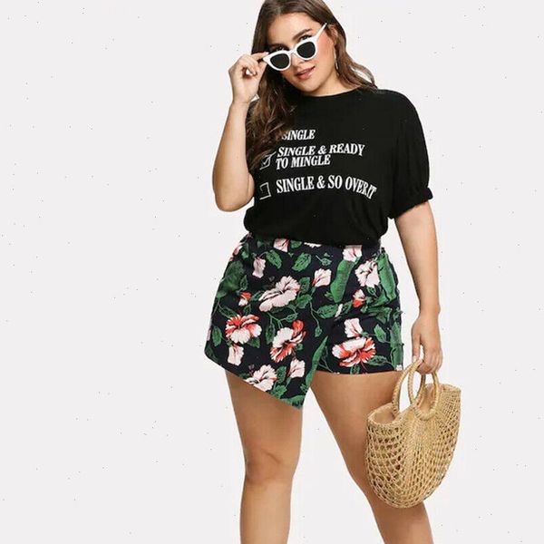 

women high waist shorts pockets women summer shorts floral print boho women pants casual short pants feminino bd, White;black