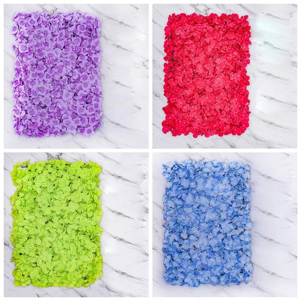 

decorative flowers & wreaths artificial silk hydrangea flower wall panels wedding decoration backdrop home decor living room fake