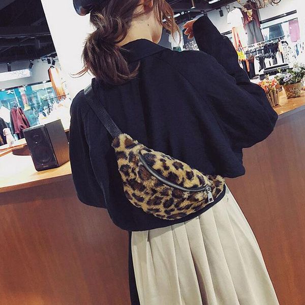 

waist bags jianxiu fashion leopard bag lady street crossbody 4 colors
