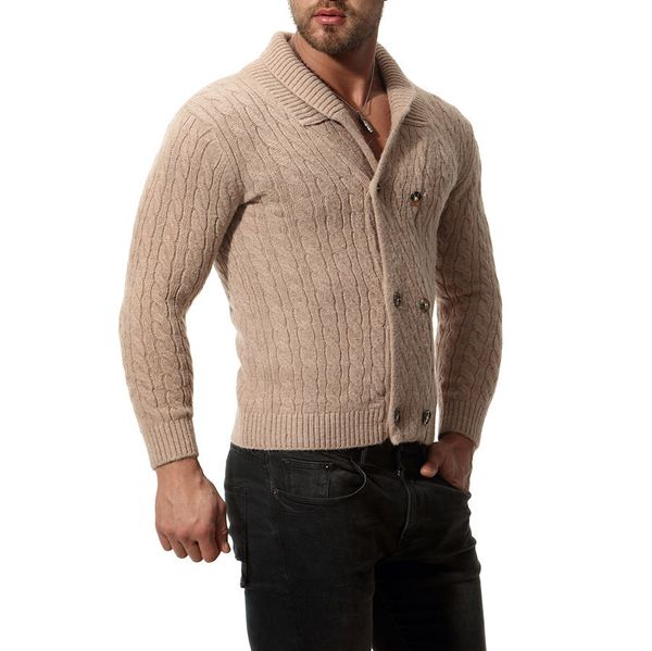 

slim men's sweater knit long solid color regular sweaters for man cx200730, White;black