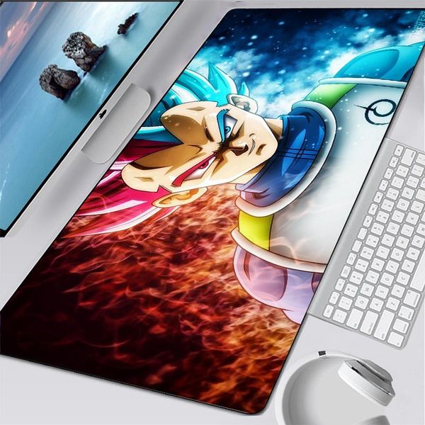 

mouse pads & wrist rests anime goku and vegeta large lappad manga carpet notbook computer keyboard mousepad gamer play csgo game mat