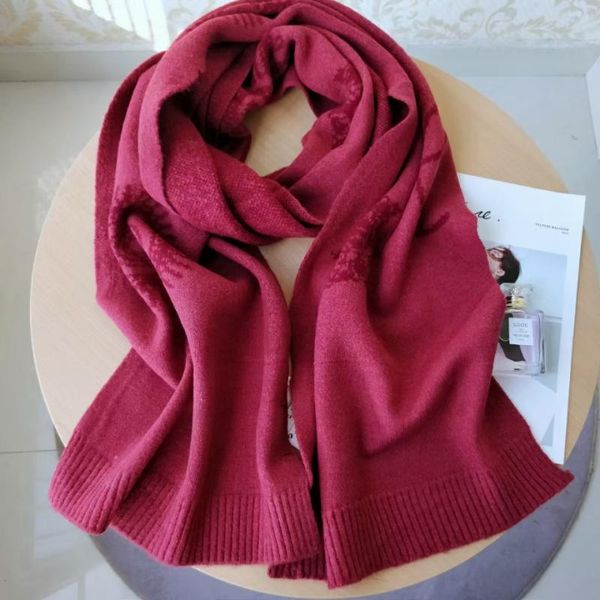 

scarves spanish fashion logo women's and shawls printed warm cashmere convex long sold, Blue;gray