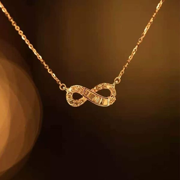 

925 silver mobius ring with aaa zircon necklace, Black